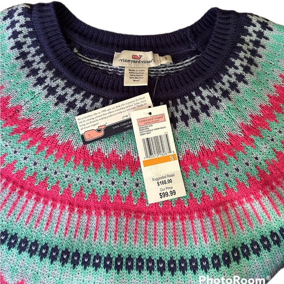 NWT Knit Vineyard Vines Sweater - Picture 2 of 4
